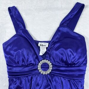 Vintage Y2K Taboo Womens Medium Fairy Goth Dress Purple Sweetheart‎ Prom Event